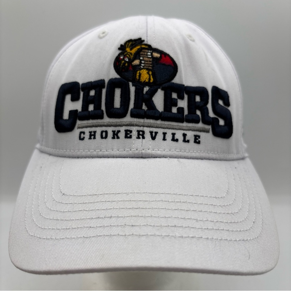 Chokerville Chokers Unisex Top Of The World White SnapBack Baseball Hat OSFM
